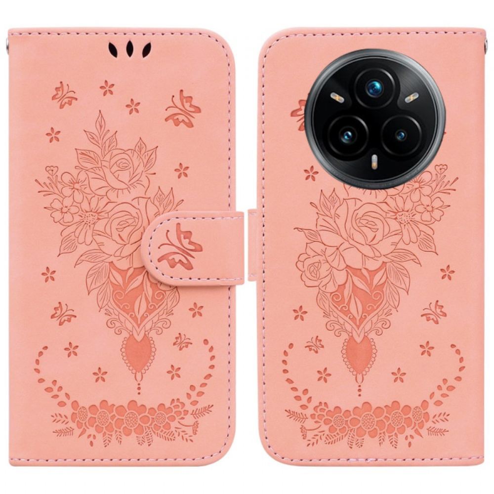 Peněženková Pouzdra Realme 14 Pro Plus 5g Kryty Na Mobil Růže