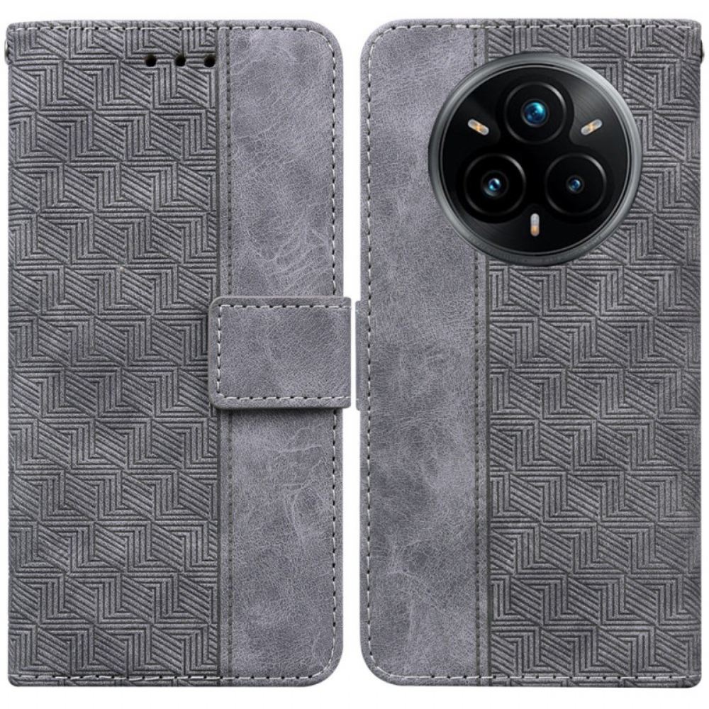 Peněženková Pouzdra Realme 14 Pro Plus 5g Kryty Na Mobil Tkaný Vzor