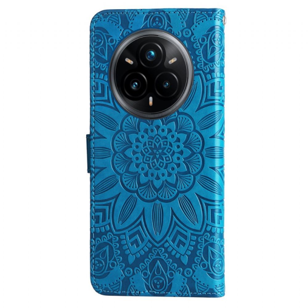 Peněženková Pouzdra Realme 14 Pro Plus 5g Kryty Na Mobil Vznešená Slunečnice