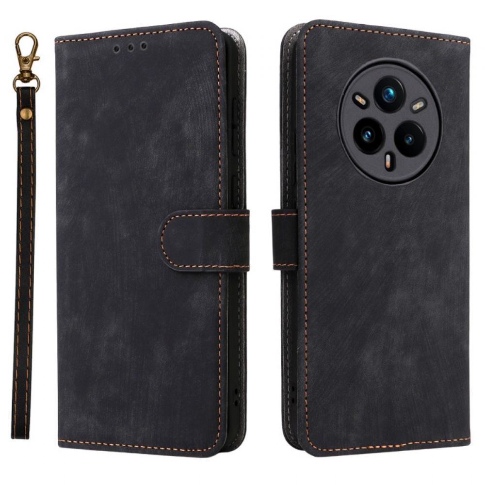 Peněženková Pouzdra Realme 14 Pro Plus 5g Semišový Efekt S Rfid Ochranou