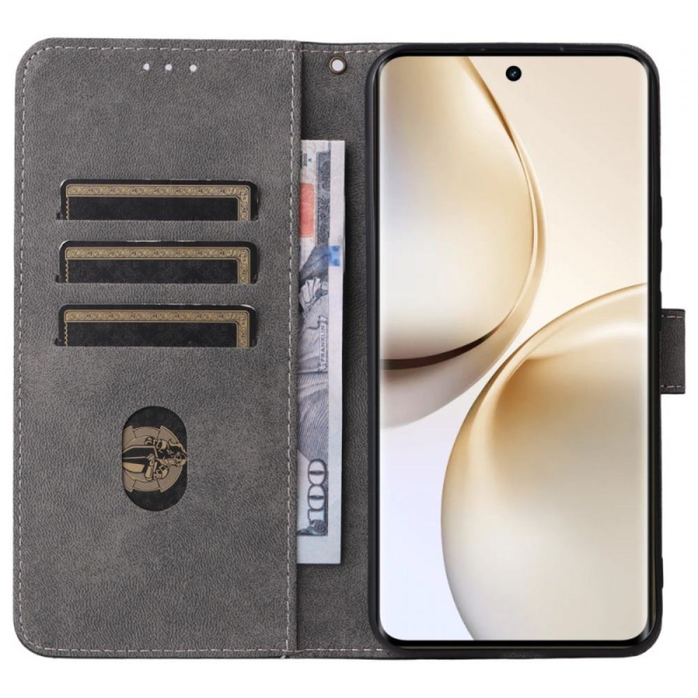 Peněženková Pouzdra Realme 14 Pro Plus 5g Semišový Efekt S Rfid Ochranou