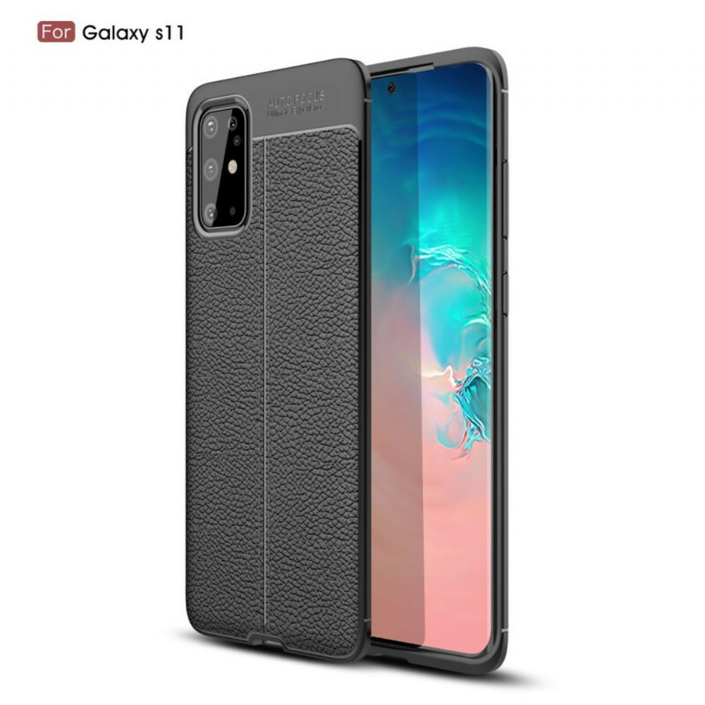 Kryt Na Samsung Galaxy S20 Plus 4G / 5G Litchi Double Line