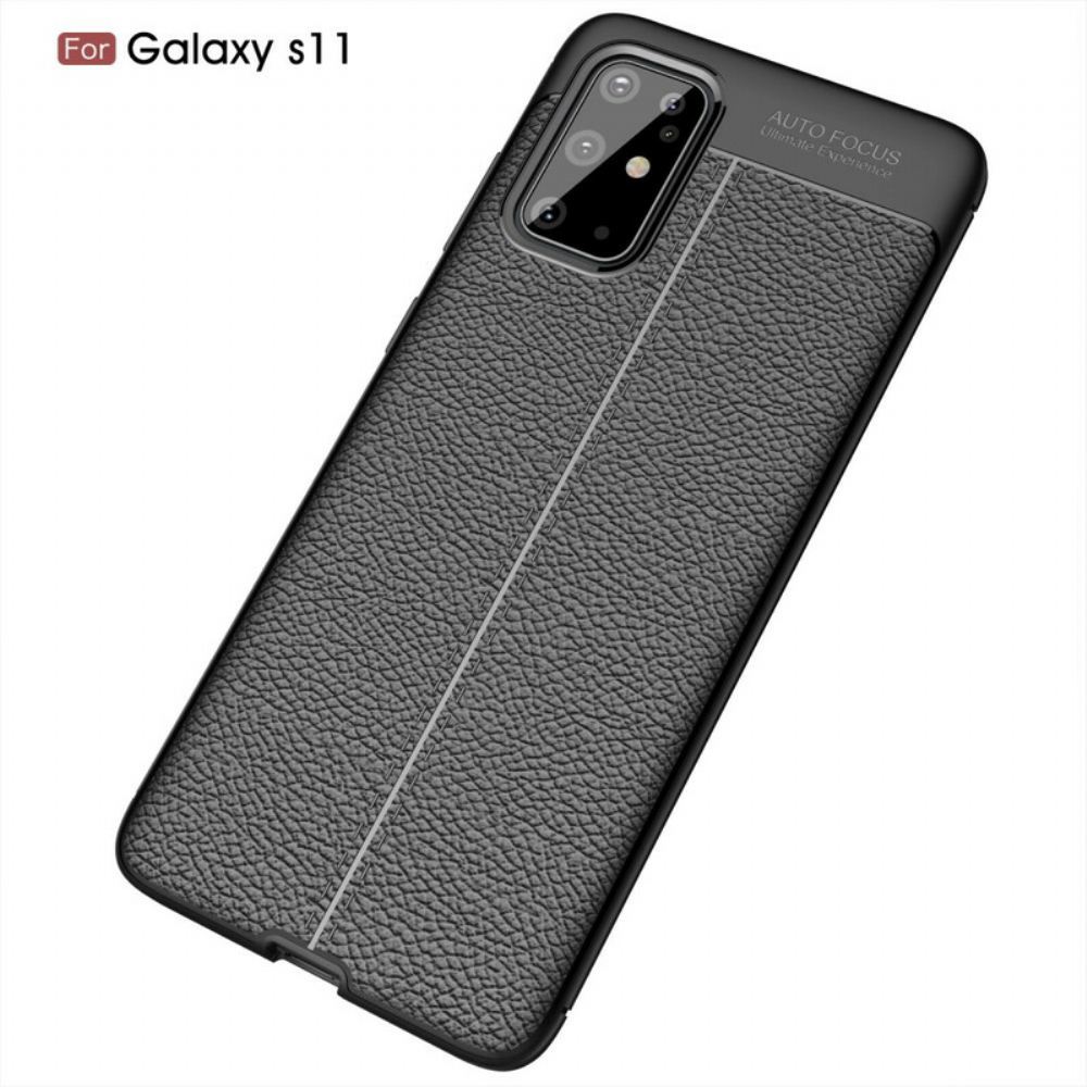 Kryt Na Samsung Galaxy S20 Plus 4G / 5G Litchi Double Line