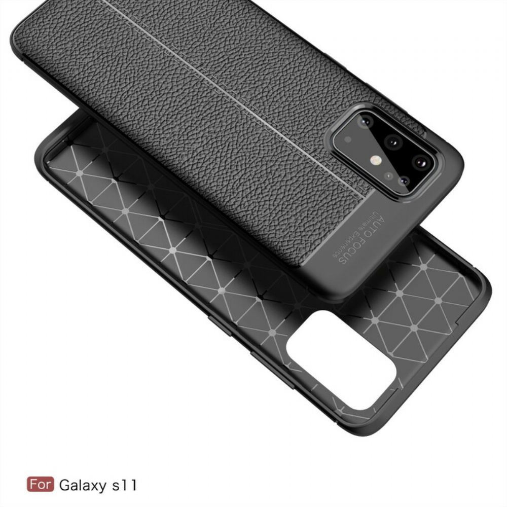 Kryt Na Samsung Galaxy S20 Plus 4G / 5G Litchi Double Line