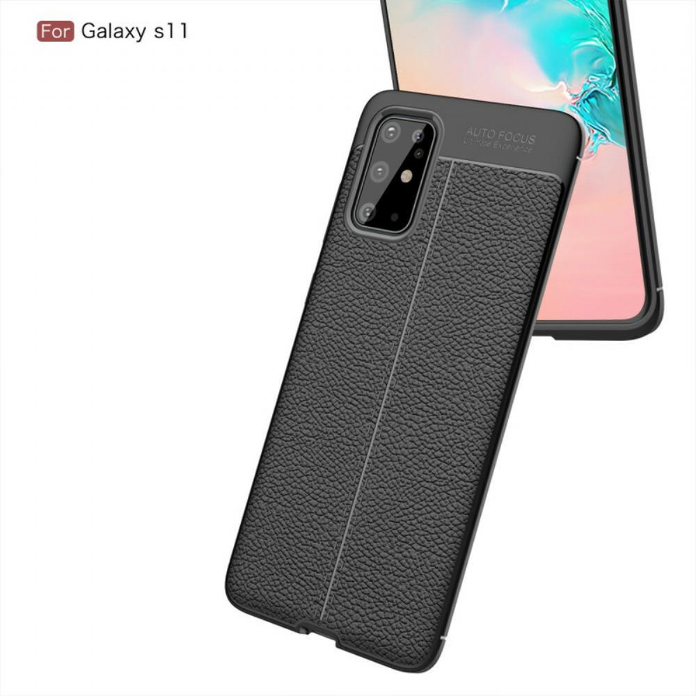 Kryt Na Samsung Galaxy S20 Plus 4G / 5G Litchi Double Line