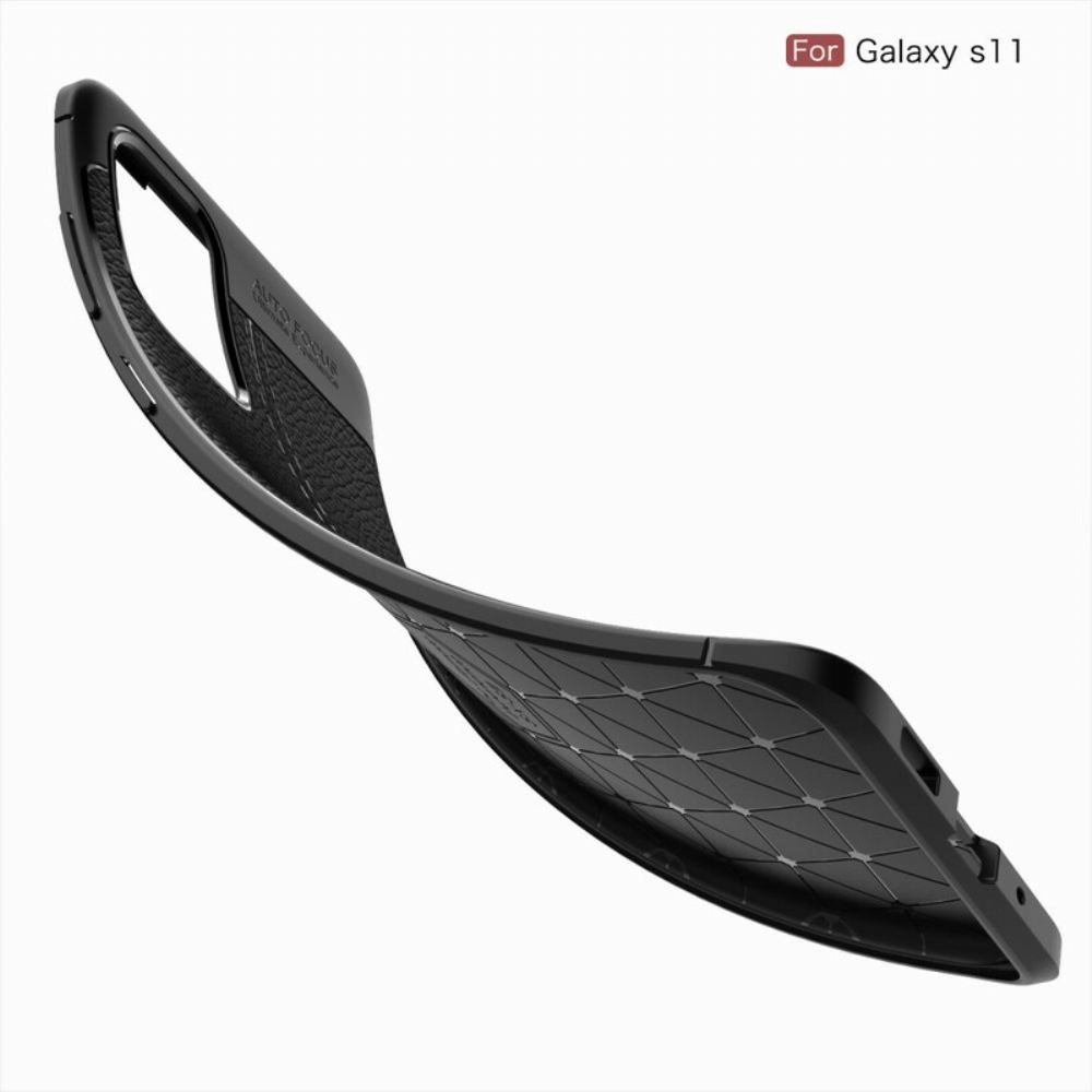 Kryt Na Samsung Galaxy S20 Plus 4G / 5G Litchi Double Line