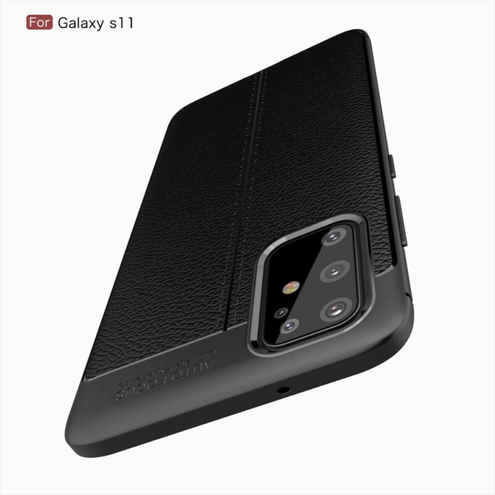 Kryt Na Samsung Galaxy S20 Plus 4G / 5G Litchi Double Line
