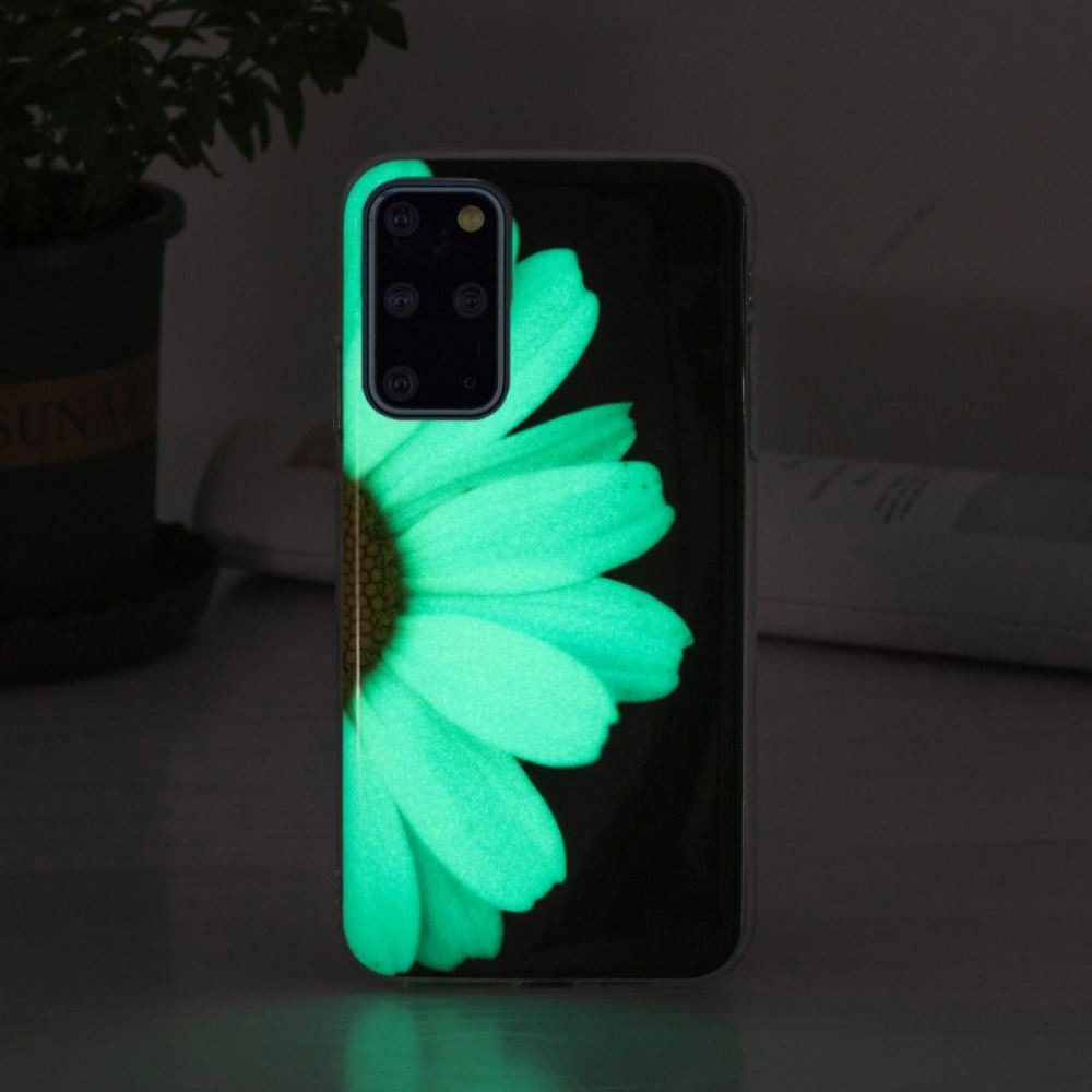 Kryt Na Samsung Galaxy S20 Plus 4G / 5G Série Fluorescenčních Květin