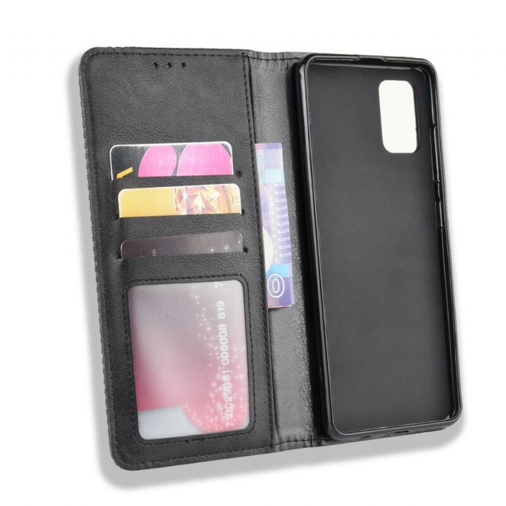 Kryty Na Mobil Na Samsung Galaxy S20 Plus 4G / 5G Flipové Pouzdro Stylizovaný Vintage Kožený Efekt
