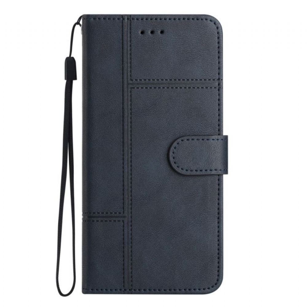Flipové Pouzdro Na Xiaomi 12 Lite Na Lana Strappy Obchodní Styl