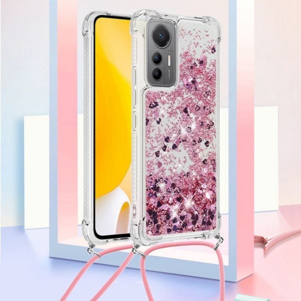 Kryt Na Xiaomi 12 Lite Na Lana Stahovací Šňůrka Flitry Design