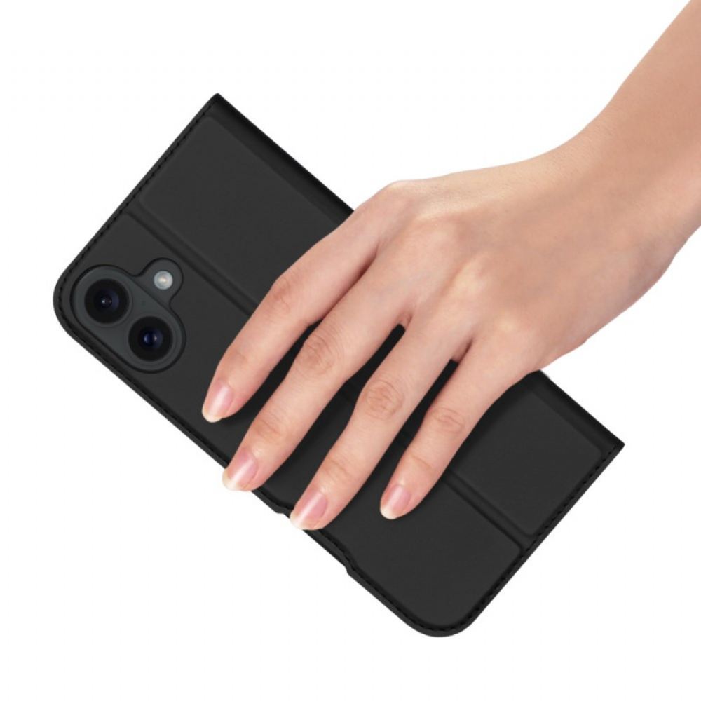 Kožené Pouzdro Folio iPhone 16 Skin Pro Series Dux Ducis