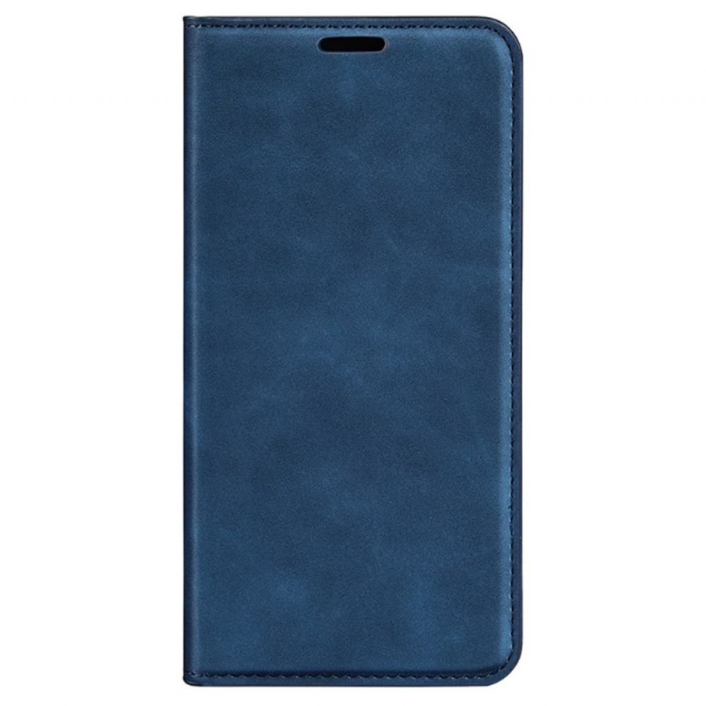 Kožené Pouzdro Folio Na iPhone 16 Klasika