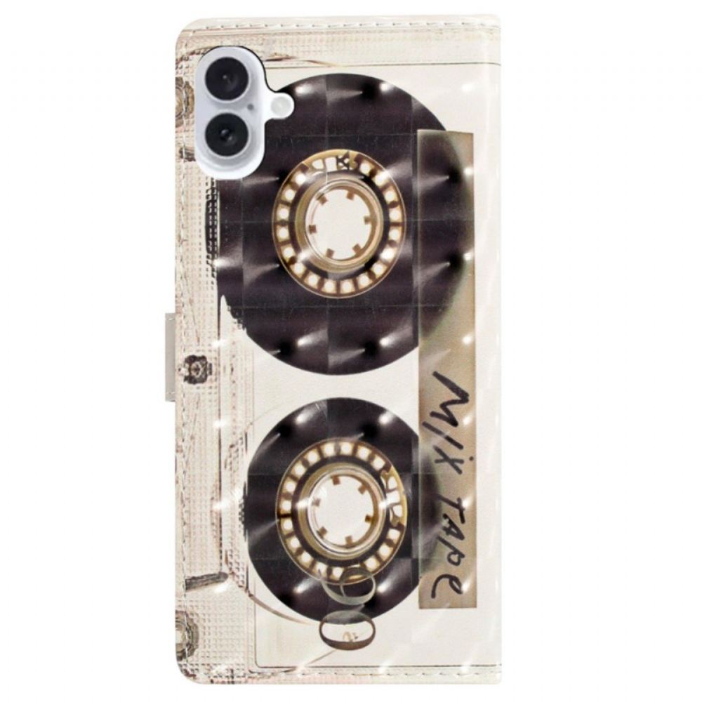 Kožený Kryt iPhone 16 Kazeta Na Krk