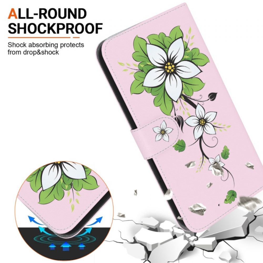 Kožený Kryt iPhone 16 Lily S Popruhem