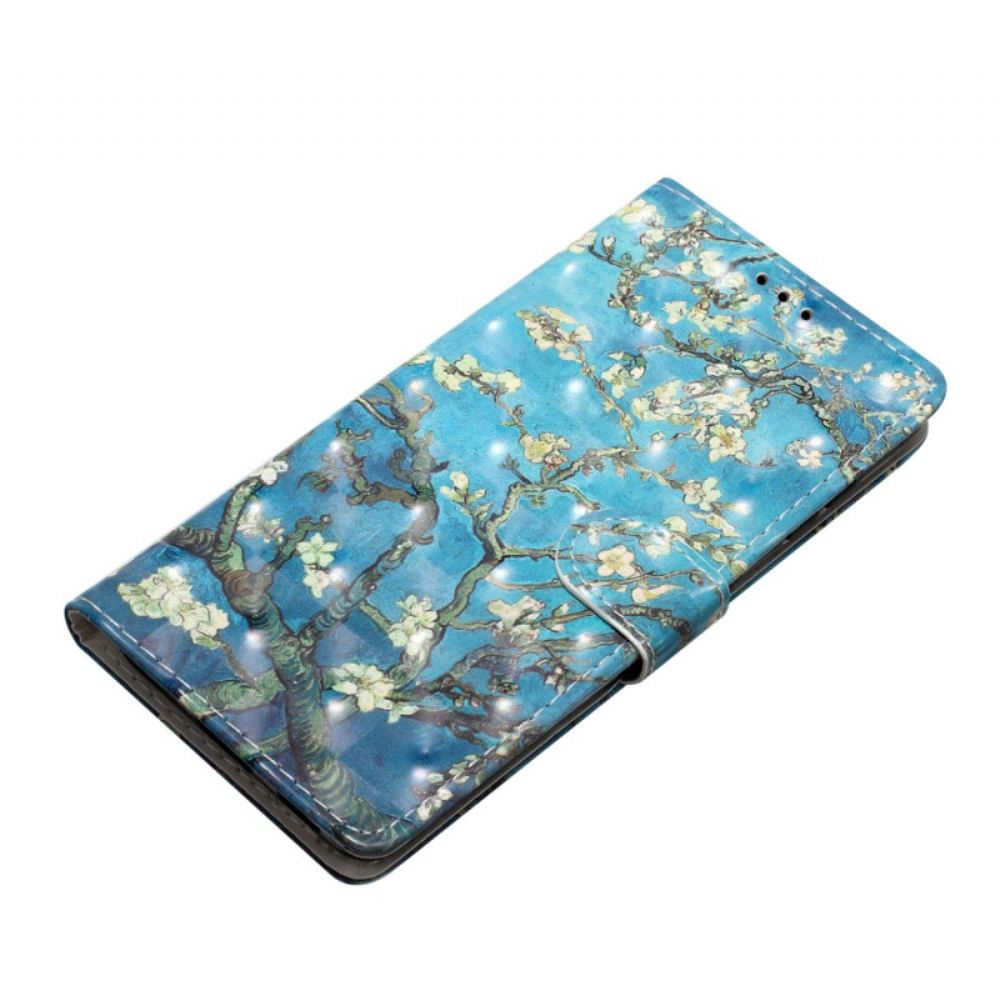 Kožený Kryt iPhone 16 Meruňkový Květ