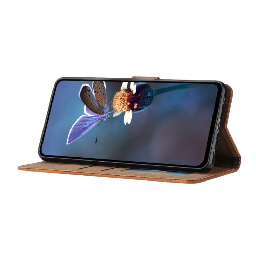 Kožený Kryt iPhone 16 Motýlí Vlys
