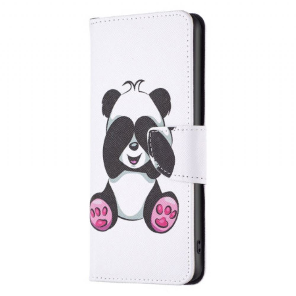Kožený Kryt iPhone 16 Panda