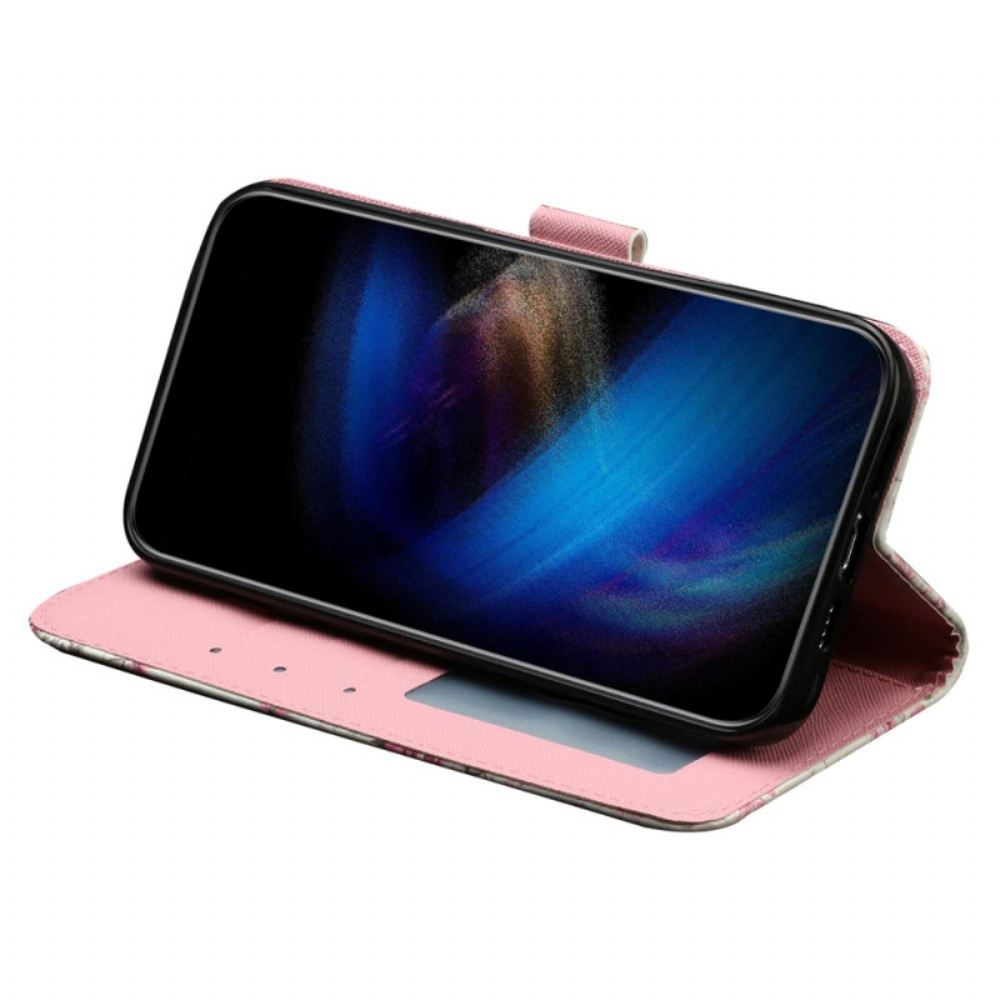 Kožený Kryt iPhone 16 Pár Medvědů S Popruhem