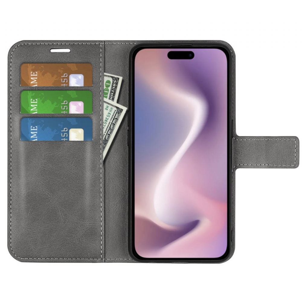 Kožený Kryt iPhone 16 Styl Kůže