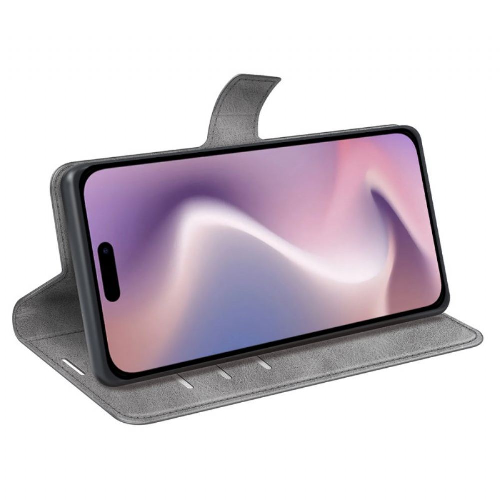 Kožený Kryt iPhone 16 Styl Kůže
