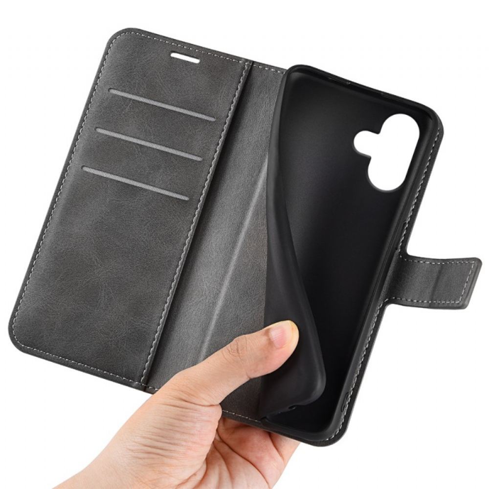 Kožený Kryt iPhone 16 Styl Kůže