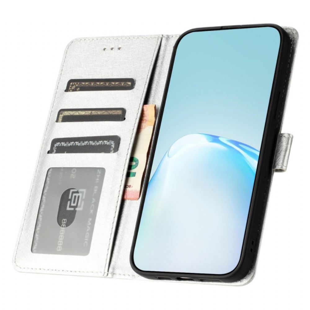 Kožený Kryt Na iPhone 16 Hedvábná Textura