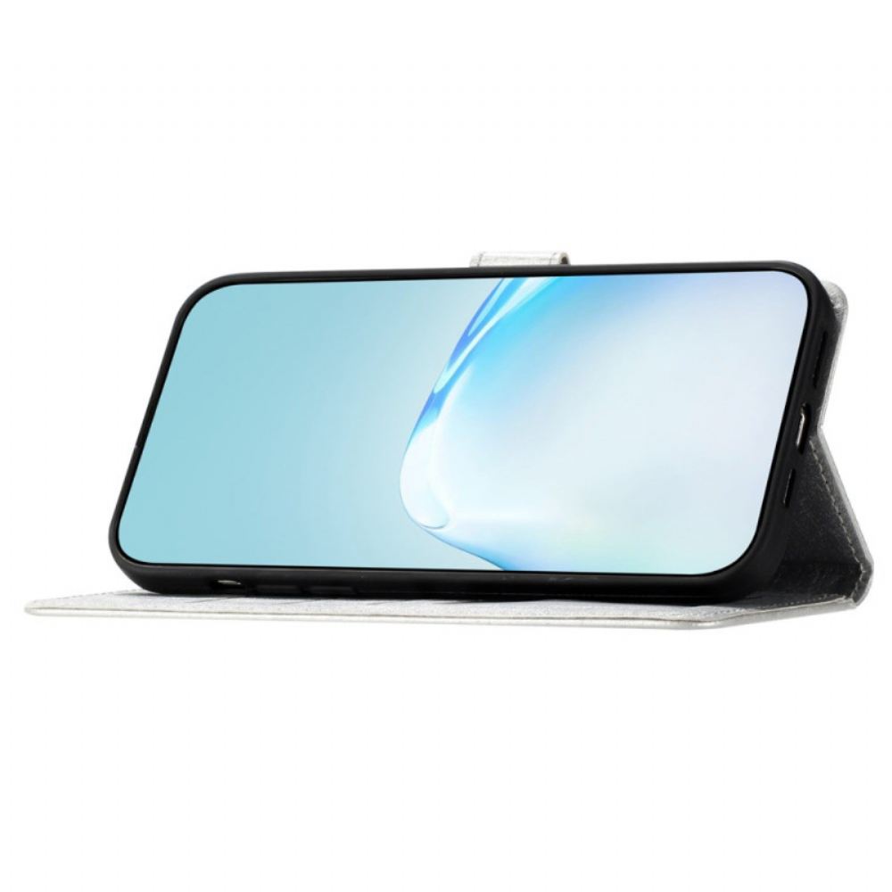 Kožený Kryt Na iPhone 16 Hedvábná Textura