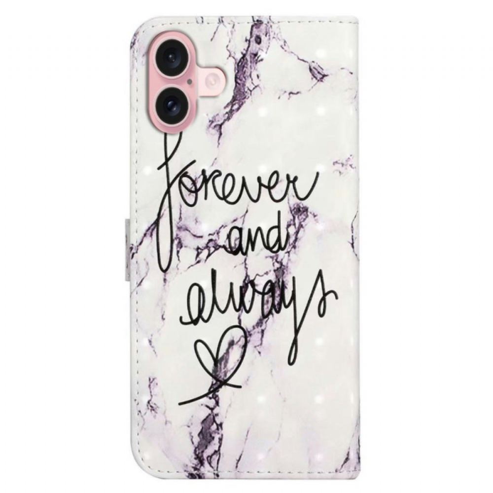 Kožený Kryt Na iPhone 16 Navždy