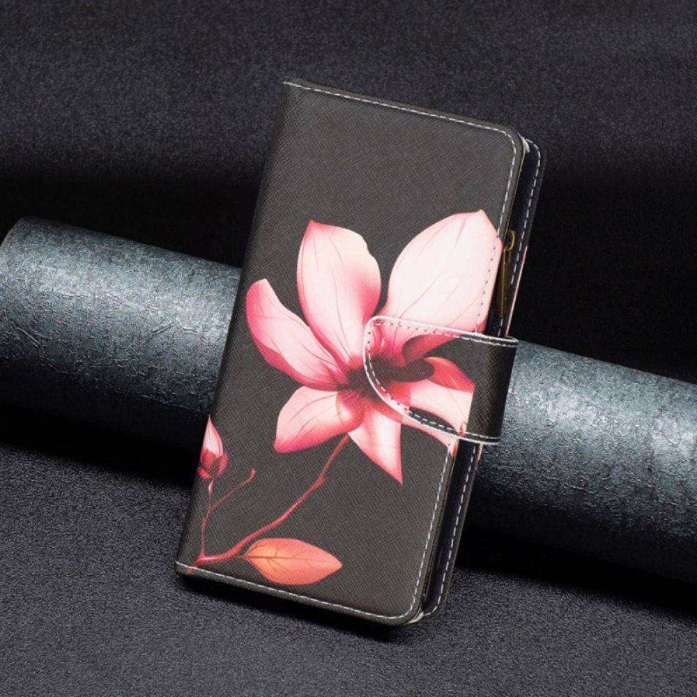 Kožený Kryt Na iPhone 16 Peněženka Lotus