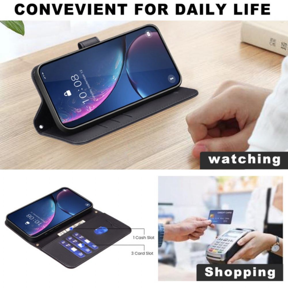 Kožený Kryt Na iPhone 16 Prémiový Design Binfen Color