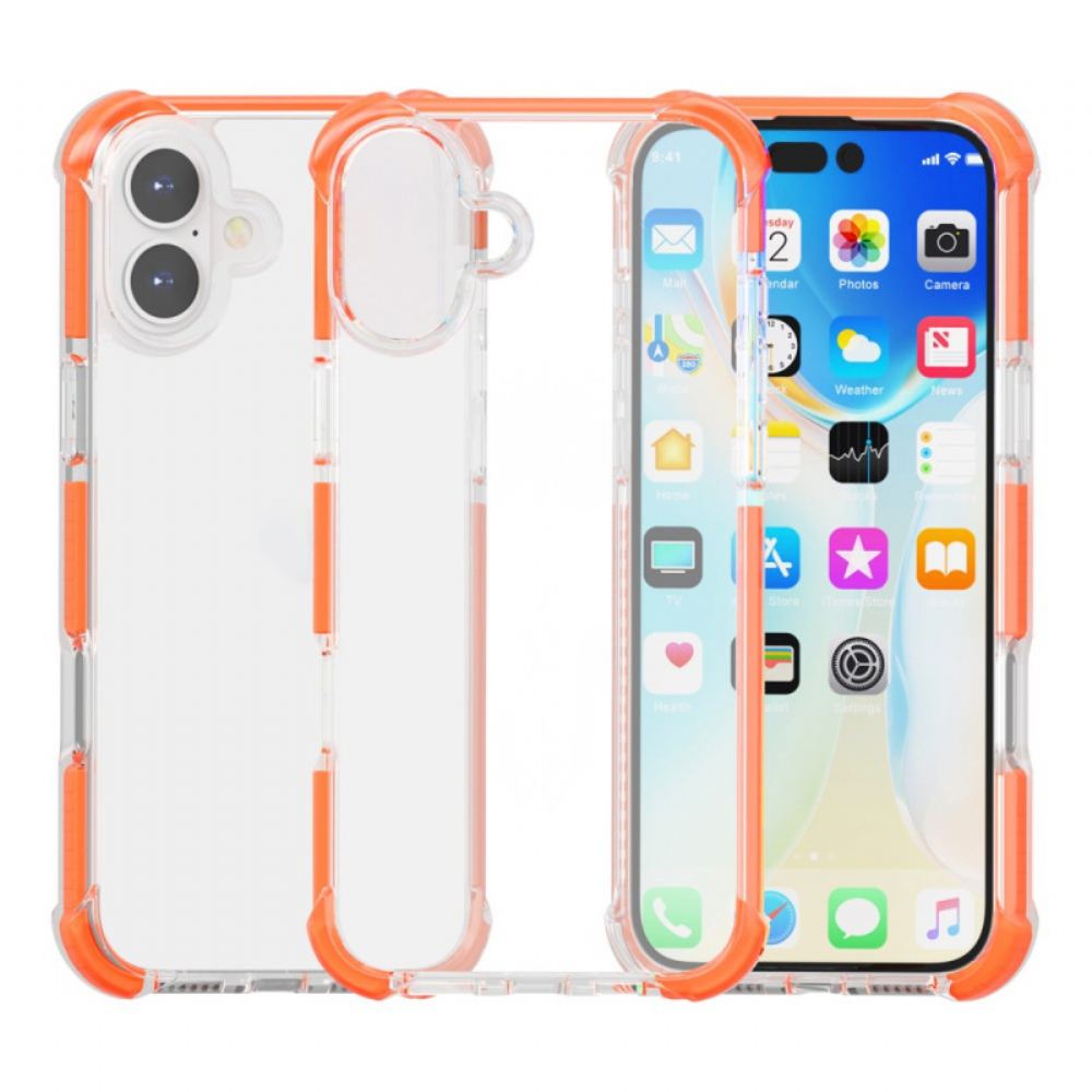 Kryt iPhone 16 Barevné Okraje