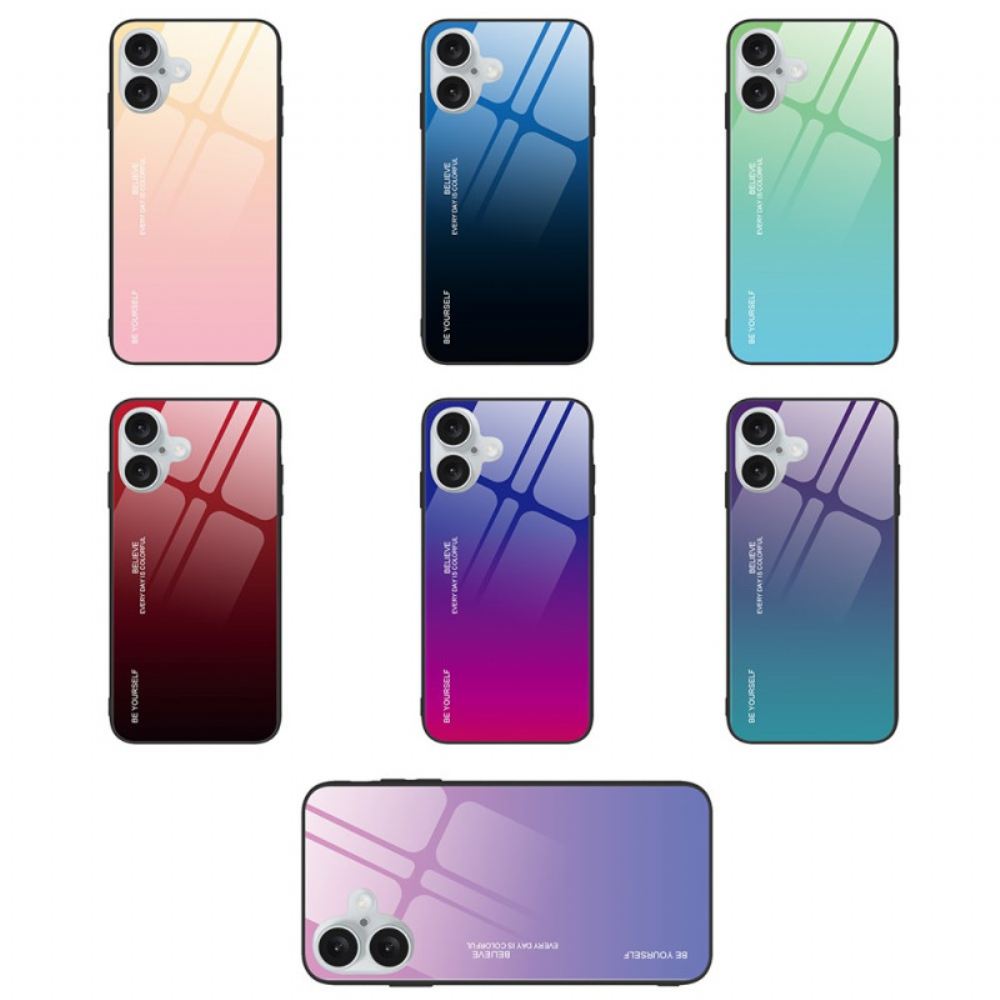 Kryt iPhone 16 Buďte Sami Sebou Tvrzené Sklo