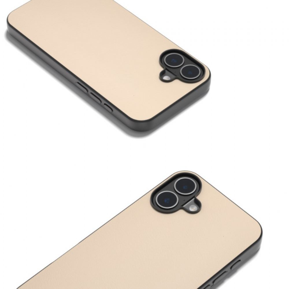 Kryt iPhone 16 Kožený Efekt
