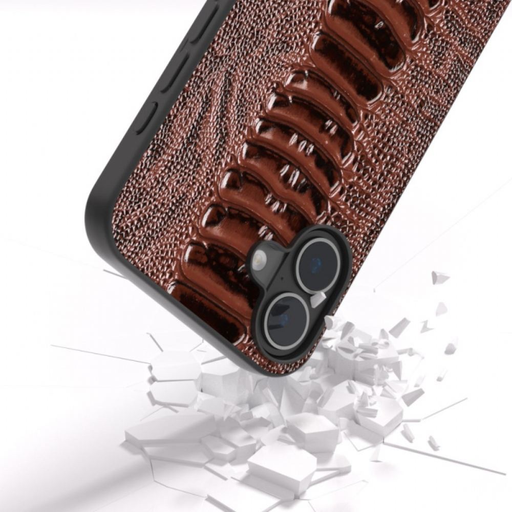 Kryt iPhone 16 Krokodýlí Styl