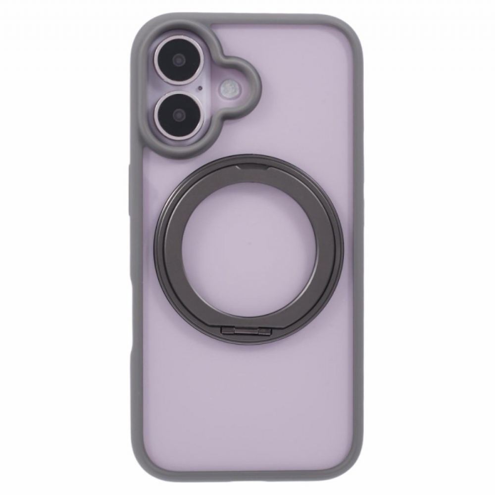 Kryt iPhone 16 Kryty Na Mobil Integrovaný Držák A Držák Otočného Kroužku