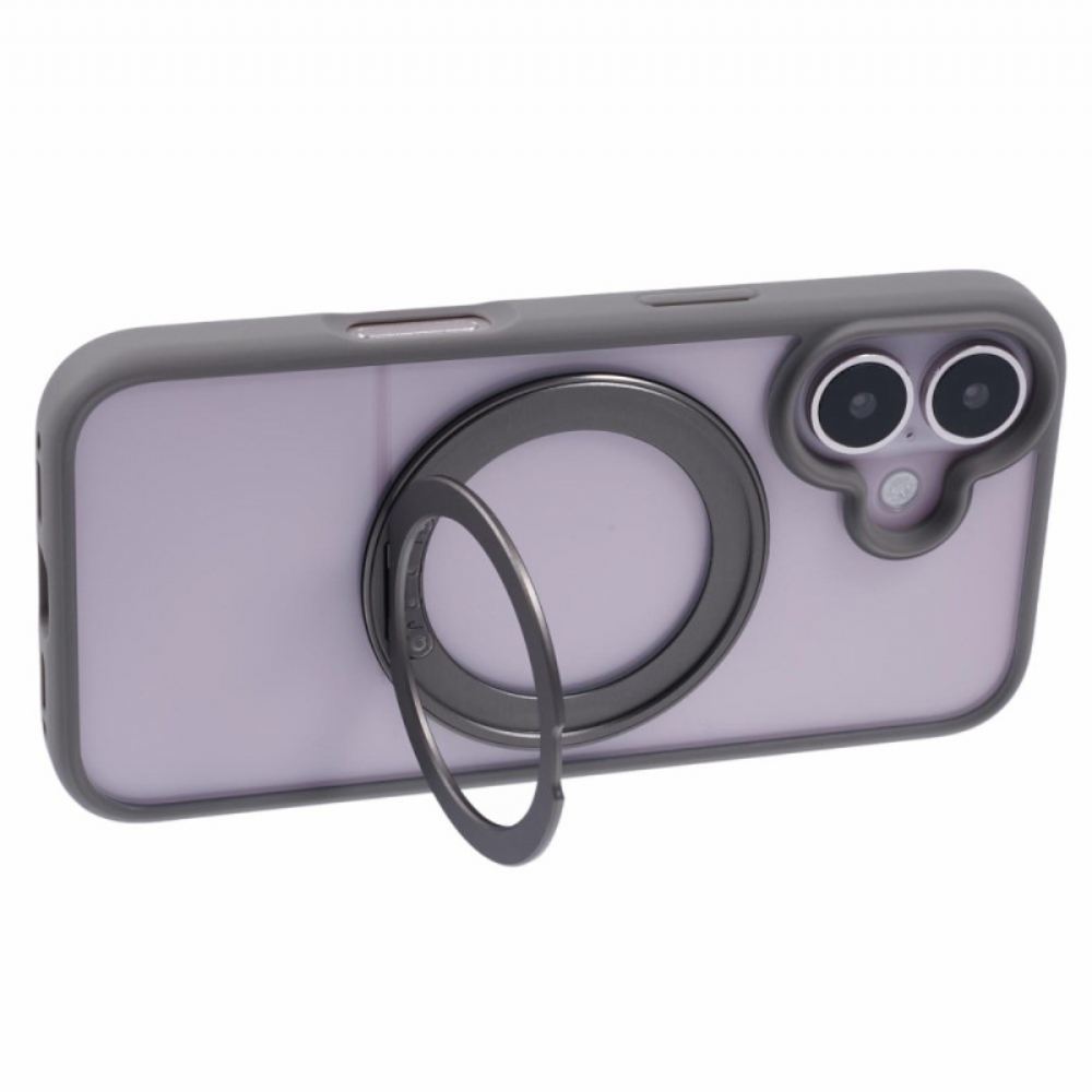 Kryt iPhone 16 Kryty Na Mobil Integrovaný Držák A Držák Otočného Kroužku