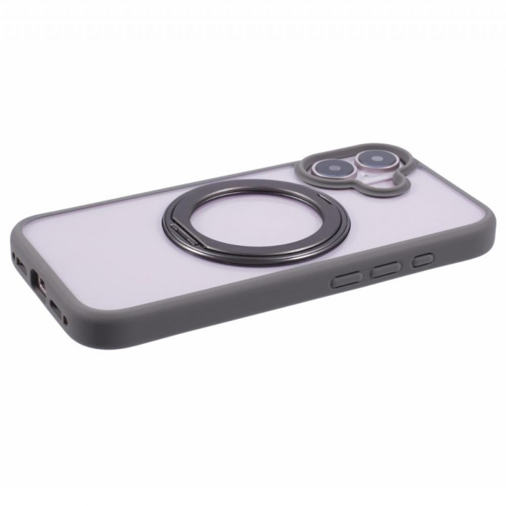 Kryt iPhone 16 Kryty Na Mobil Integrovaný Držák A Držák Otočného Kroužku