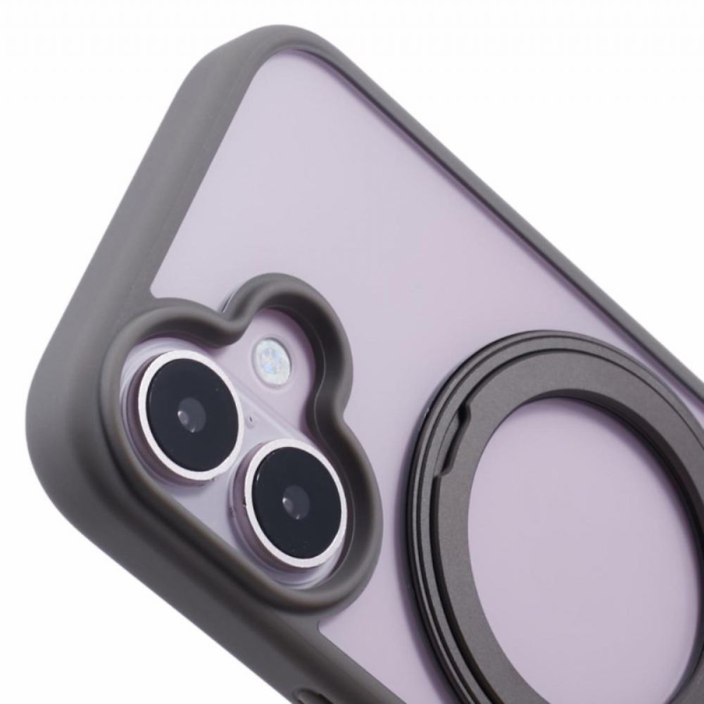 Kryt iPhone 16 Kryty Na Mobil Integrovaný Držák A Držák Otočného Kroužku