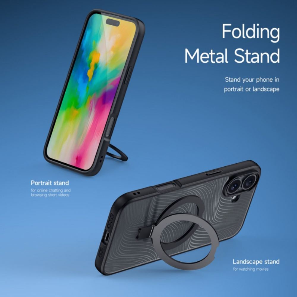 Kryt iPhone 16 Kryty Na Mobil Magnetický Držák Řady Aimo Dux Ducis