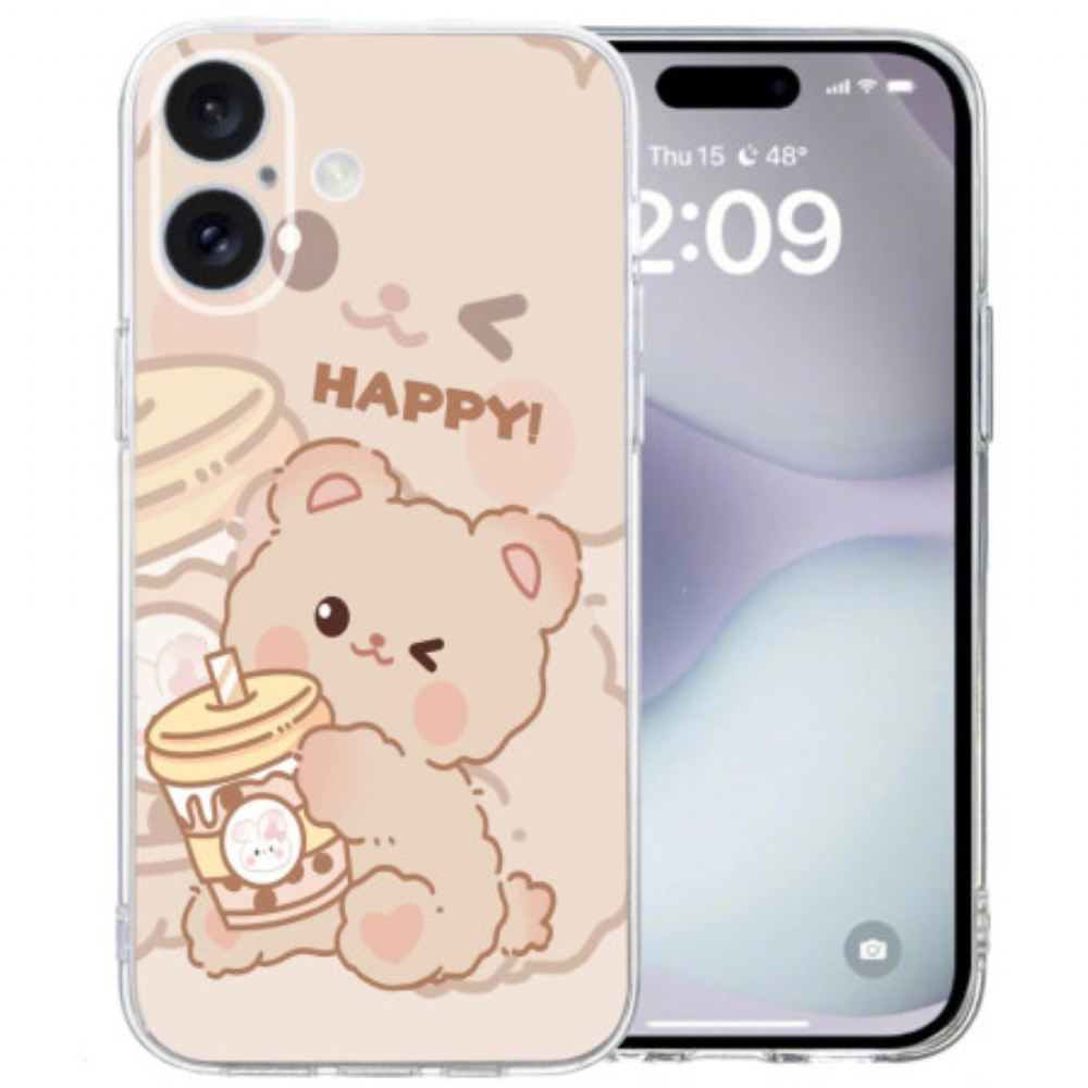 Kryt iPhone 16 Kryty Na Mobil Šťastná
