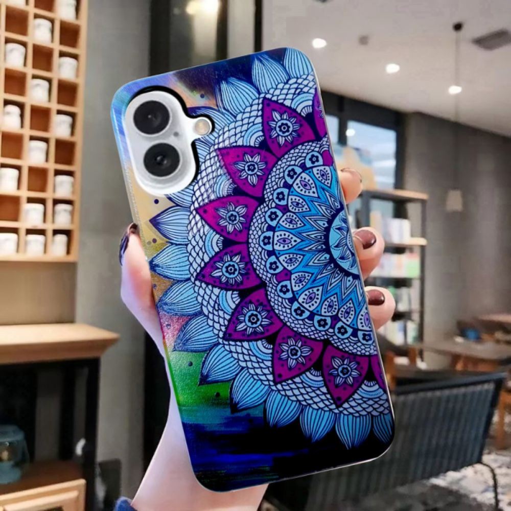 Kryt iPhone 16 Květ Mandala