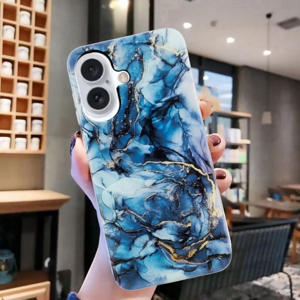 Kryt iPhone 16 Mramorovaný Vzor