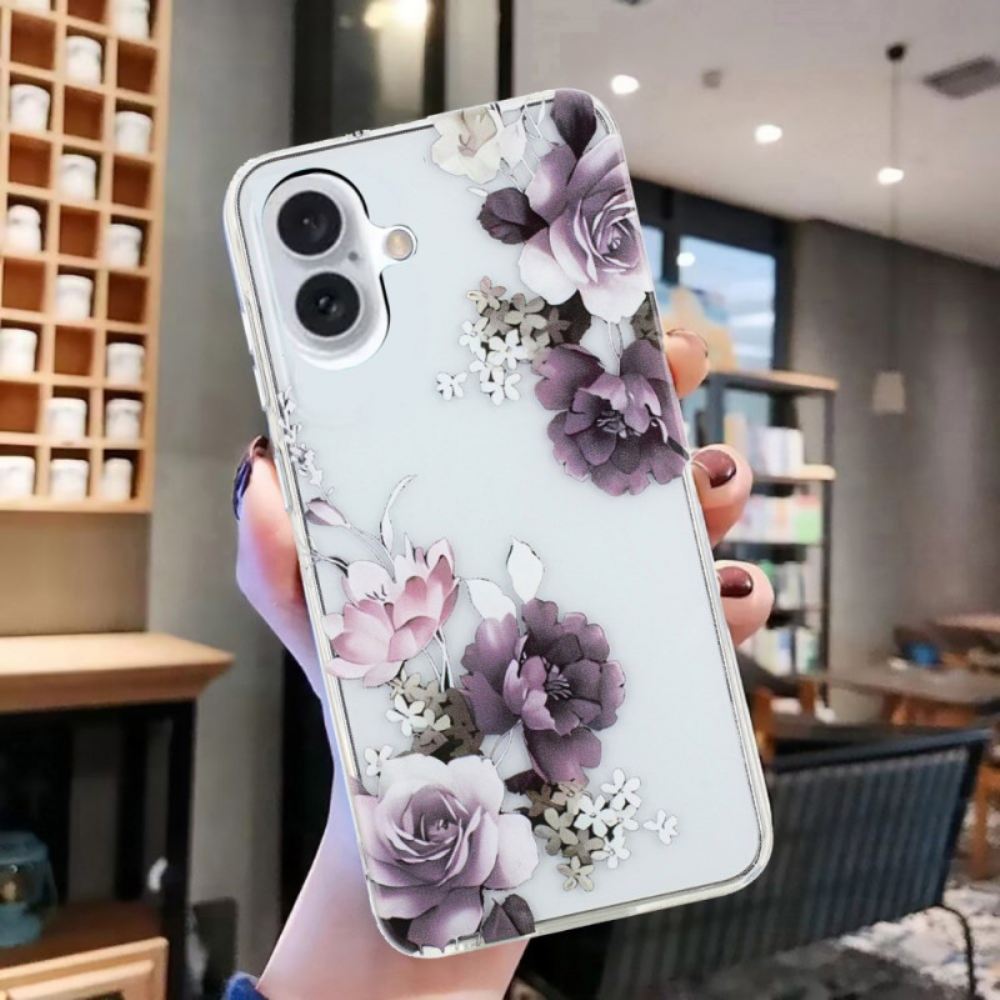Kryt iPhone 16 Pivoňky