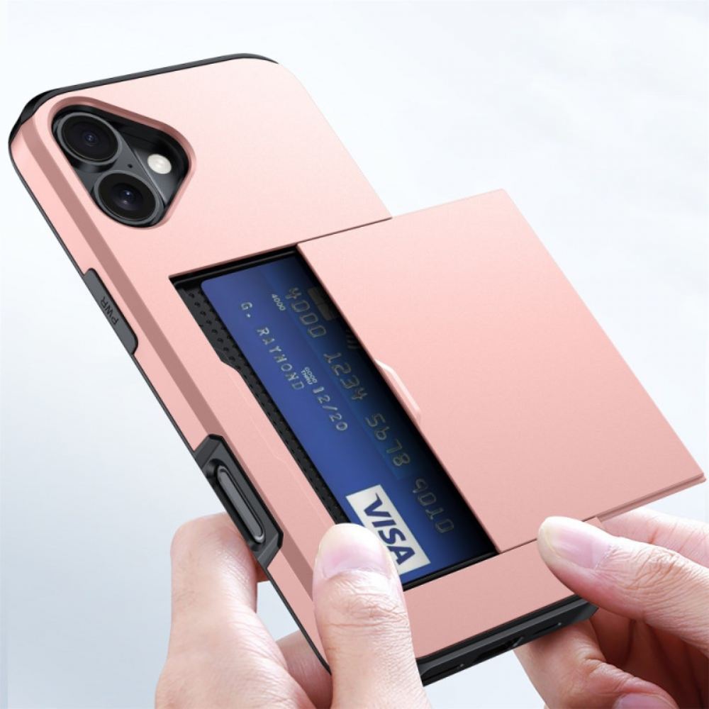 Kryt iPhone 16 Posuvný Držák Karty