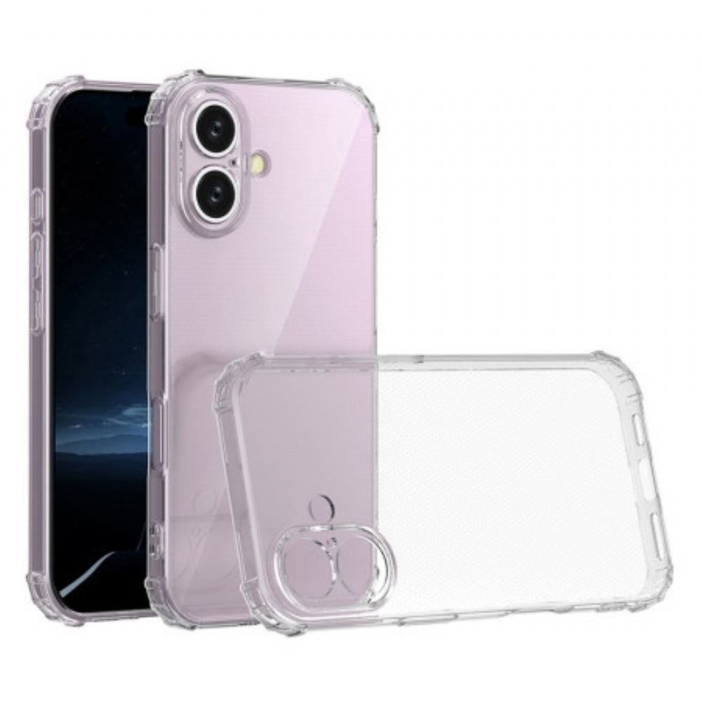 Kryt iPhone 16 Transparentní Zesílené