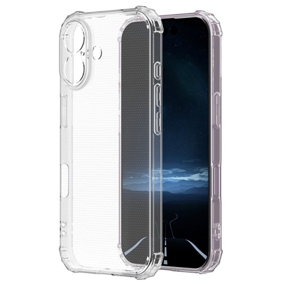 Kryt iPhone 16 Transparentní Zesílené