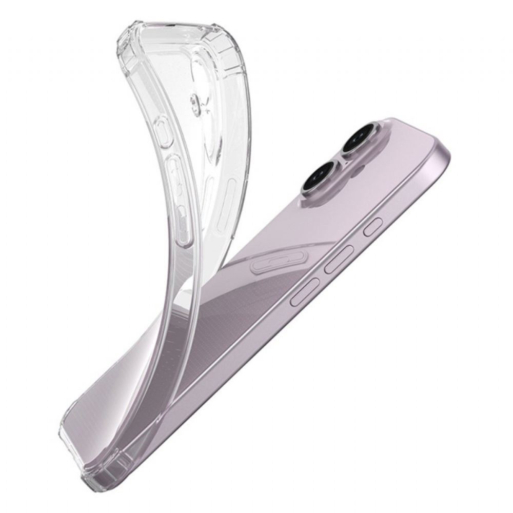Kryt iPhone 16 Transparentní Zesílené