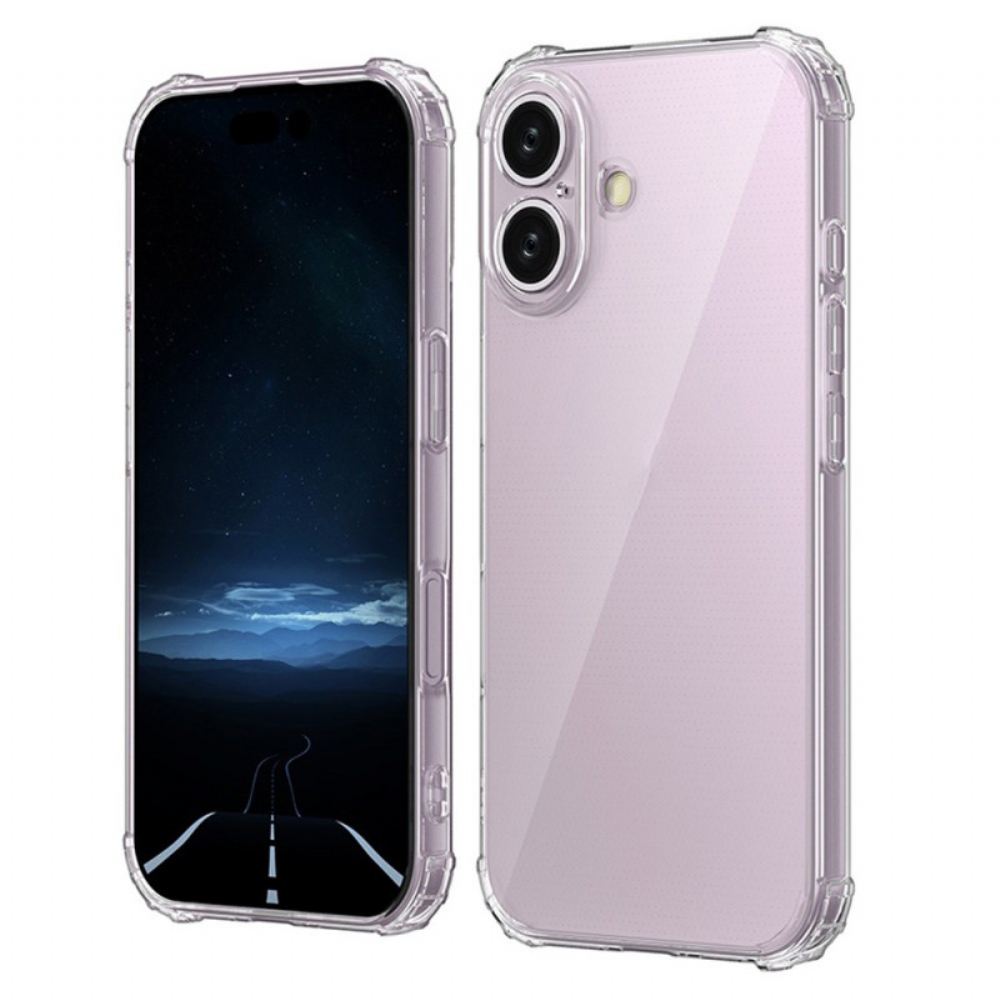 Kryt iPhone 16 Transparentní Zesílené