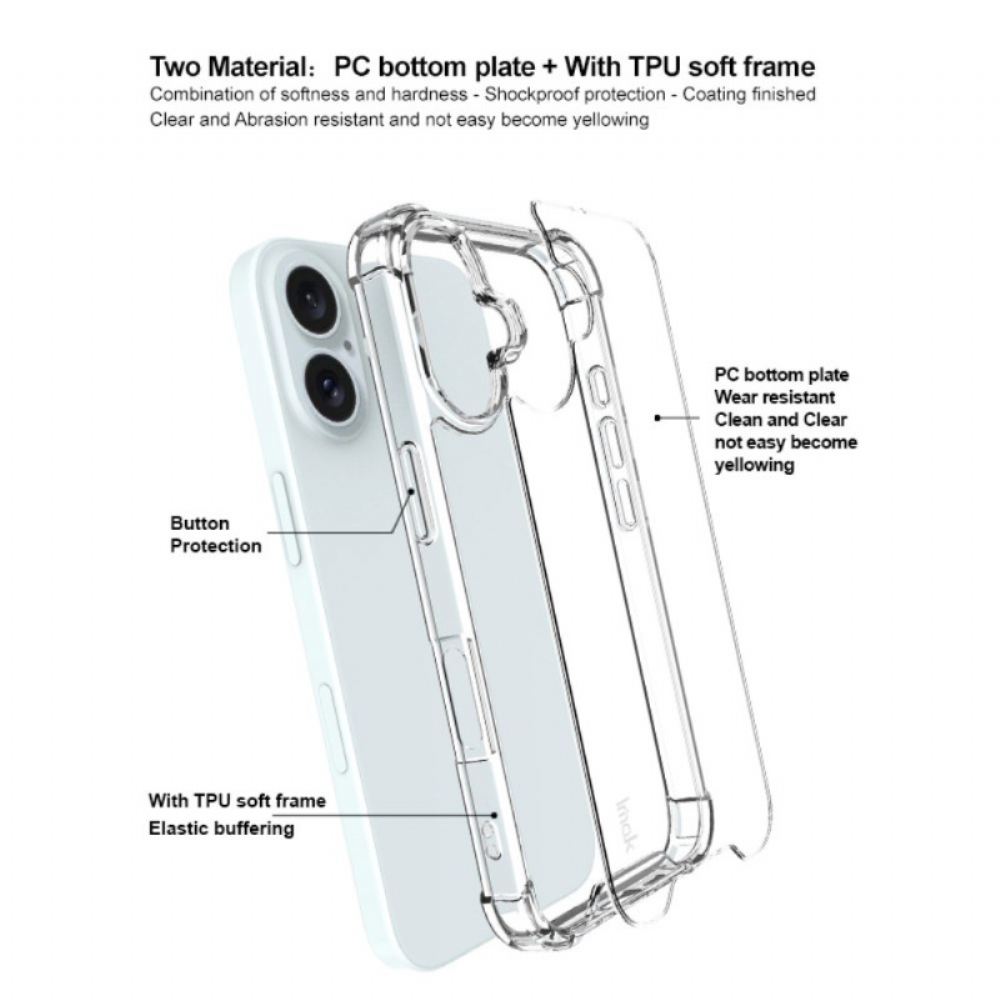 Kryt Na iPhone 16 Rohy Airbagů Imak